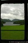 Dark lake views from Muckross House, Killaney, Ireland.