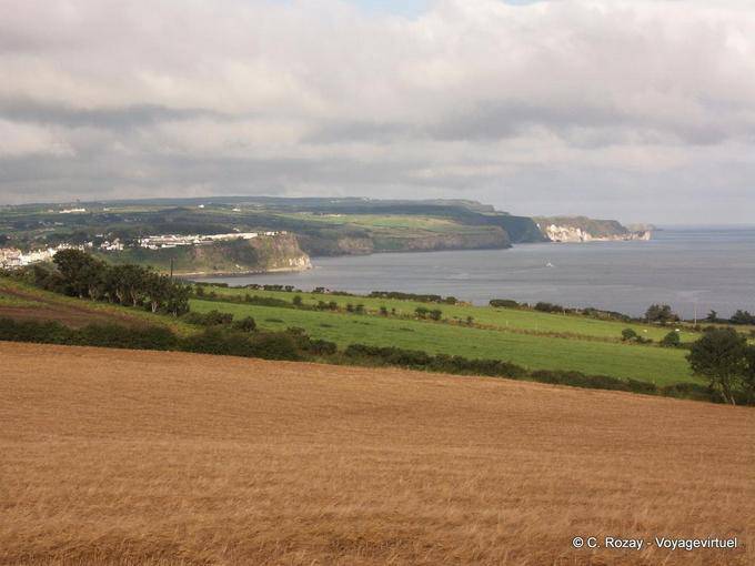 Side cutting around Ballycastle, Antrim - Nothern Ireland