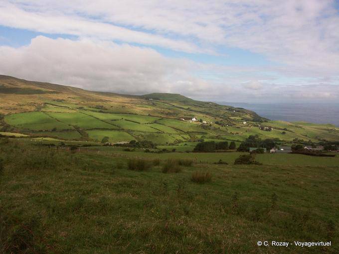 Countryside view from the Torr Road, Antrim - Nothern Ireland