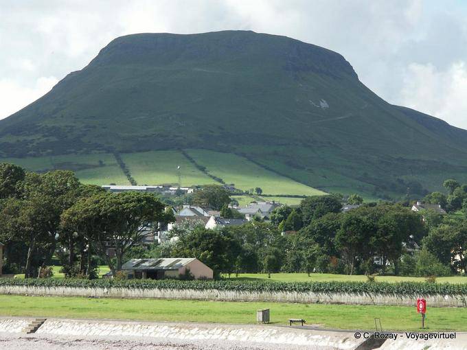 Lurigethan, table mountain above Waterfoot, Antrim - Nothern Ireland