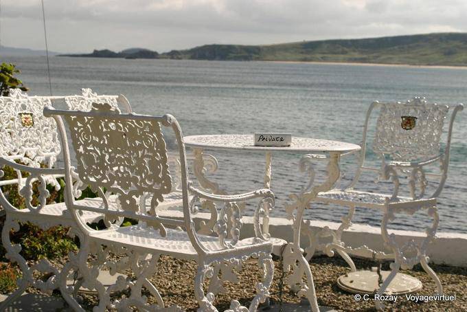 Private terrace to Port Braddan, White Park Bay - Nothern Ireland