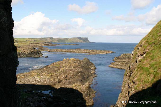 Cutting the coast, Dunseverick, White Park Bay - Nothern Ireland