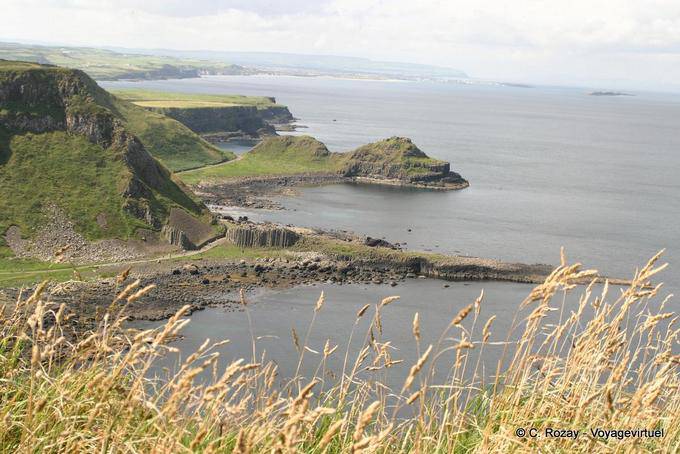 View from the cliffs to the south, Giants Causeway - Nothern Ireland