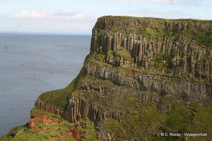 Another view of the basalt lava pile on the Antrim plateau, Giants Causeway - Nothern Ireland