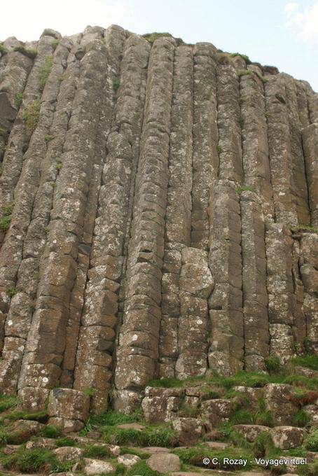 The great organ of gray basalt, Giants Causeway - Nothern Ireland