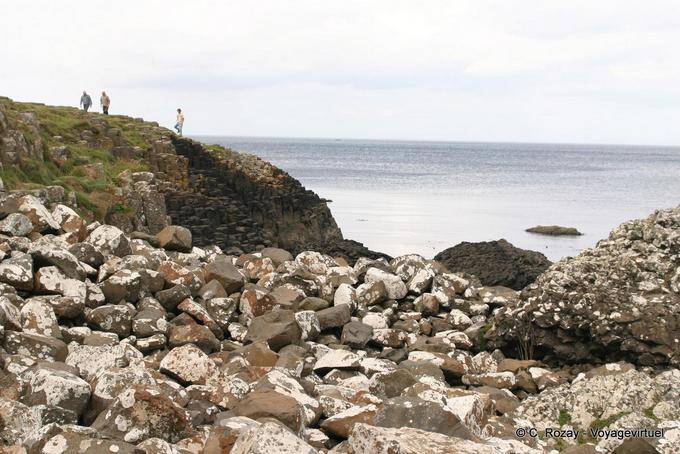 Remains of a collapse, Giants Causeway - Nothern Ireland