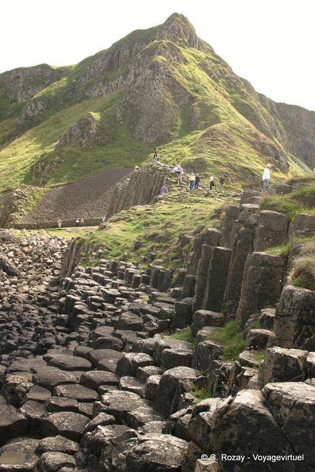 The effects of volcanic activity in the Paleogene, Giants Causeway - Nothern Ireland