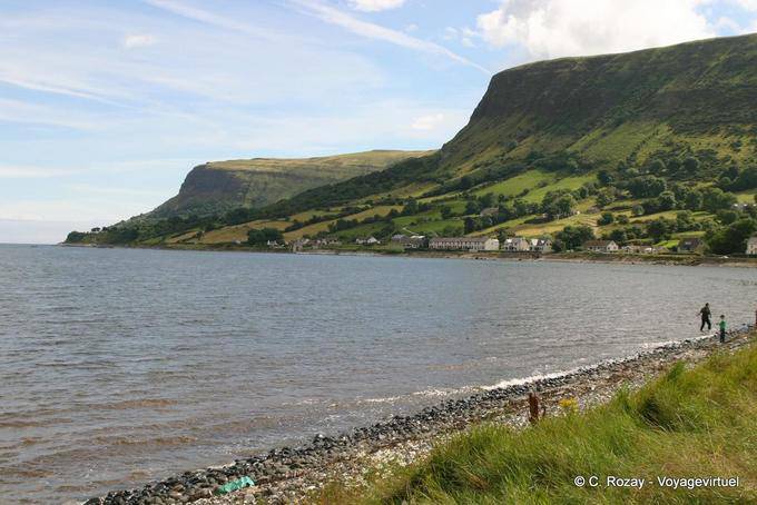 Coast pebbles around Cushendall - Nothern Ireland
