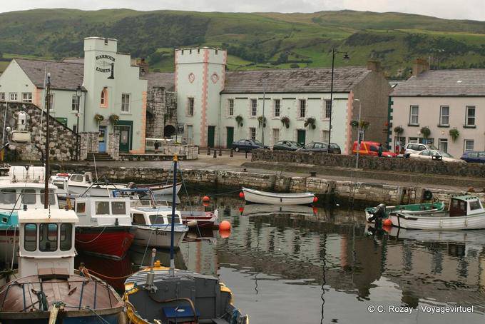 Harbor lights, Carnlough Harbour - Nothern Ireland