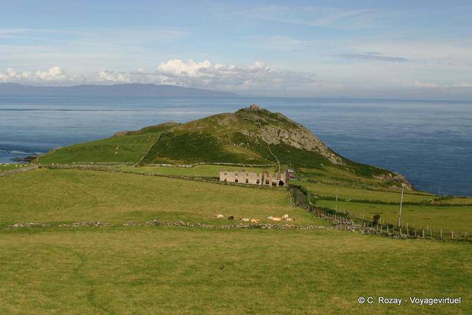 Torr points to the road - Nothern Ireland