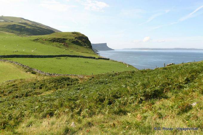 View from the cliffs of Torr Head, Antrim Coast - Nothern Ireland