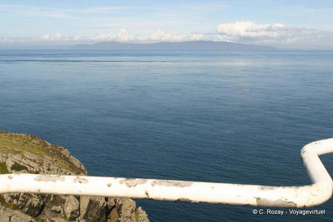 Rathlin Island view from the Torr Head, Antrim Coast - Nothern Ireland