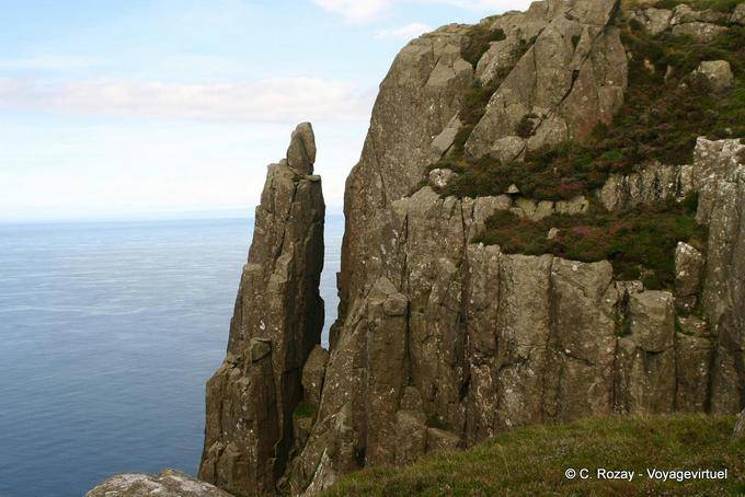 Advanced dolerite feature of the site, Fairhead - Nothern Ireland