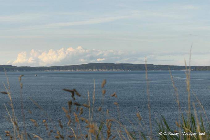 Cliffs of Rathlin Island from the pier Ballycastle - Nothern Ireland