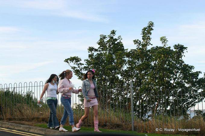 Girls spree in Ballycastle - Nothern Ireland
