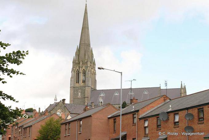 Bell tower of St Eugene's Cathedral, Derry - Nothern Ireland