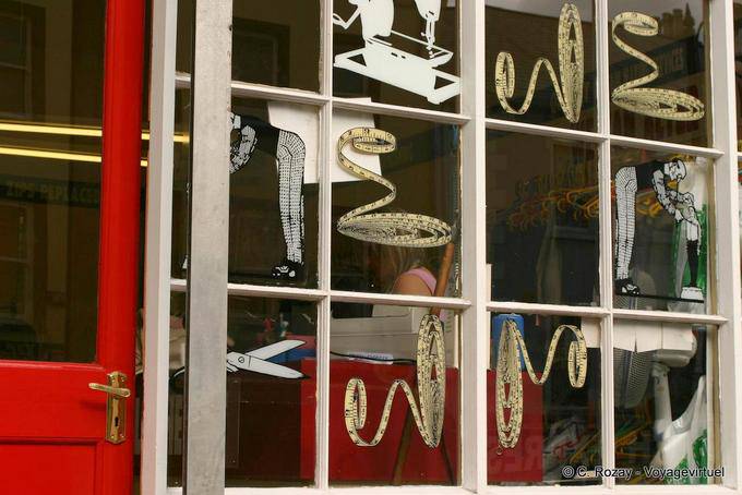 Window of a tailor, Derry - Nothern Ireland