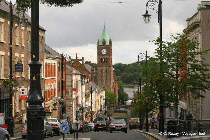 Down the Shipquay Street, Londonderry, Derry - Nothern Ireland