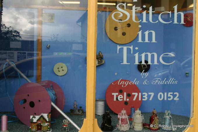 Stitch in Time, the window buttons, Derry - Nothern Ireland