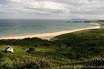 Beach, sea and clouds, White Bay, Antrim Coast, Nothern Ireland.