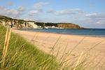 Port Braddan seen from the beach, White Park Bay, Nothern Ireland.