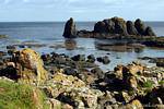 Rocks at low tide, White Park Bay, Nothern Ireland.