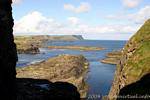 Cutting the coast, Dunseverick, White Park Bay, Nothern Ireland.