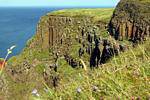 Erosion of lava, Giants Causeway, Nothern Ireland.