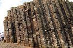 Hexagonal columns fracturing lava, Giants Causeway, Nothern Ireland.