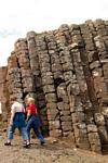 Stack of oblique olonnes, Giants Causeway, Nothern Ireland.