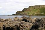 Magma and cliffs, Giants Causeway, Nothern Ireland.