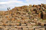 The remains of the legend of the two giant enemies, Benandonner and Finn McCool, Giants Causeway, Nothern Ireland.