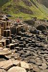 Rest on the basalt polygons, Giants Causeway, Nothern Ireland.