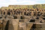 Hexagonal columns on the foreshore, Giants Causeway, Nothern Ireland.