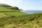 View from the cliffs of Torr Head, Antrim Coast, Nothern Ireland.