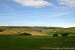 Landscape above the tip of Fairhead, Antrim Coast, Nothern Ireland.