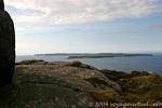Panoramic views of Rathlin Island from Fairhead, Nothern Ireland.