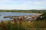 Beach and harbor from the North Street Ballycastle, Nothern Ireland.