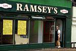 Ramsey's takeaway coffee, William Street, Londonderry, Derry, Nothern Ireland.