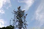 Surveillance cameras on the heights of Londonderry, Derry, Nothern Ireland.