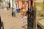 Everyday life, street image, Derry, Nothern Ireland.