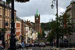 Down the Shipquay Street, Londonderry, Derry, Nothern Ireland.