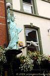 Petrified freedom and CCTV, Derry Liberty, Nothern Ireland.