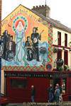 An Clochán Liath, mural on Waterloo Street, Derry, Nothern Ireland.