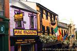 Street colors, Waterloo street (Max fashions and The Gweeburg bar), Derry, Nothern Ireland.