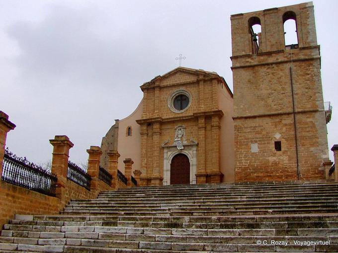 Cathedral of San Gerlando and his unfinished tower, Agrigento - Italy