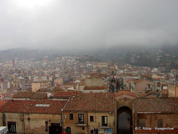 View over the rooftops, Castelbuono - Italy