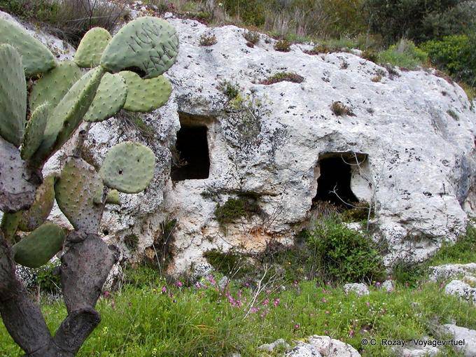 Prehistoric necropolis of Cava Ispica - Italy
