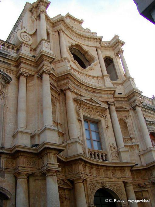 The Church of St. Charles Borromeo, Noto - Italy