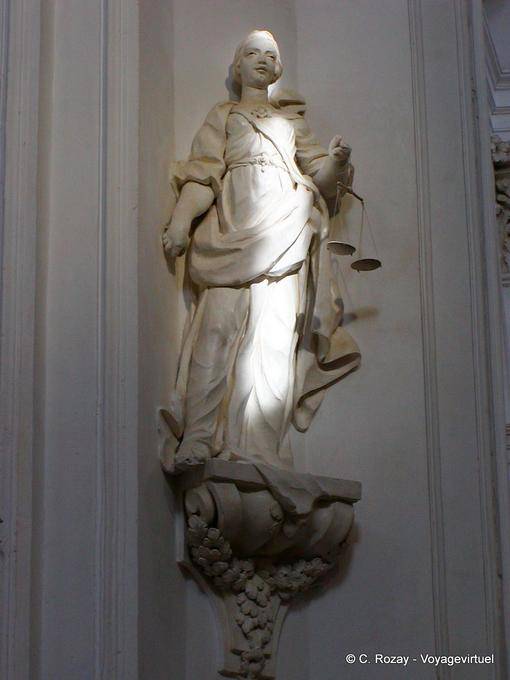 Scales of justice, Noto - Italy